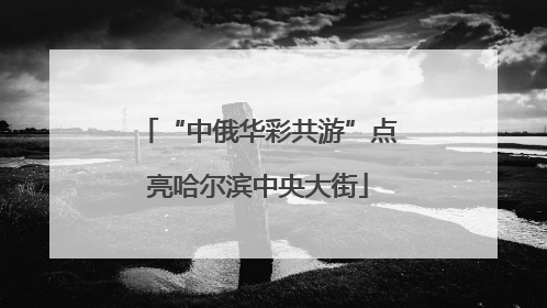 “中俄华彩共游”点亮哈尔滨中央大街