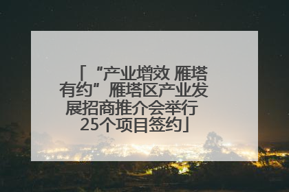 “产业增效 雁塔有约”雁塔区产业发展招商推介会举行 25个项目签约