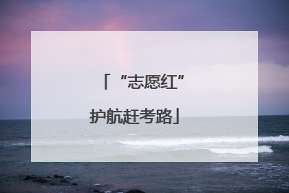“志愿红”护航赶考路