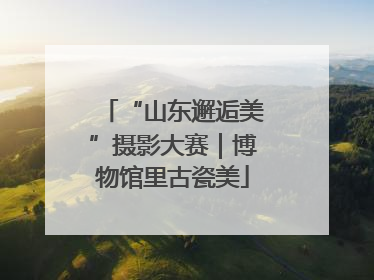 “山东邂逅美”摄影大赛｜博物馆里古瓷美
