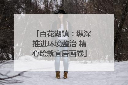 百花湖镇：纵深推进环境整治 精心绘就宜居画卷