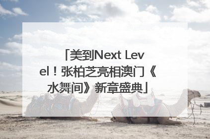 美到Next Level！张柏芝亮相澳门《水舞间》新章盛典