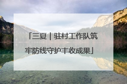 三夏｜驻村工作队筑牢防线守护丰收成果