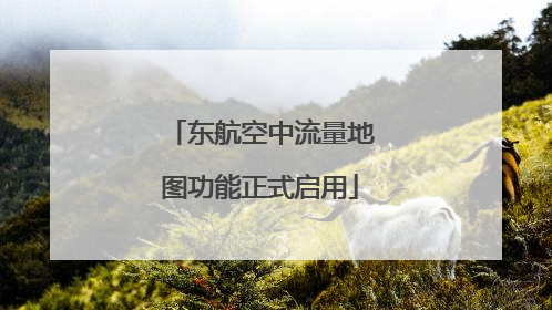 东航空中流量地图功能正式启用