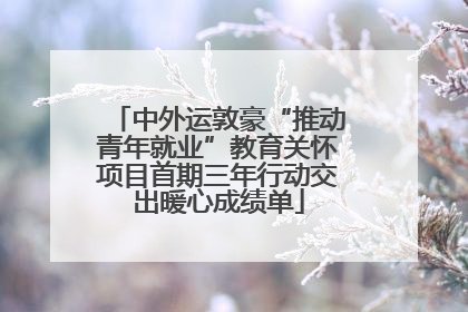 中外运敦豪“推动青年就业”教育关怀项目首期三年行动交出暖心成绩单