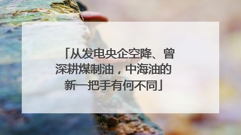 从发电央企空降、曾深耕煤制油，中海油的新一把手有何不同