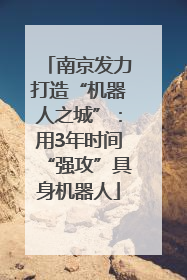 南京发力打造“机器人之城”：用3年时间“强攻”具身机器人