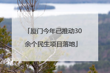 厦门今年已推动30余个民生项目落地
