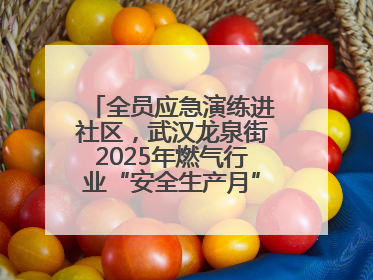 全员应急演练进社区，武汉龙泉街2025年燃气行业“安全生产月”宣传活动举行