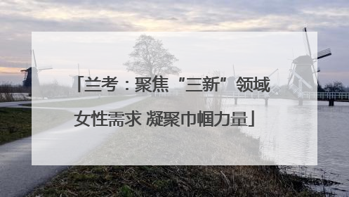 兰考：聚焦“三新”领域女性需求 凝聚巾帼力量