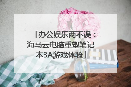办公娱乐两不误：海马云电脑重塑笔记本3A游戏体验
