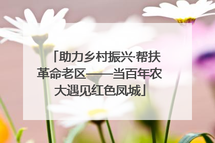 助力乡村振兴·帮扶革命老区——当百年农大遇见红色凤城