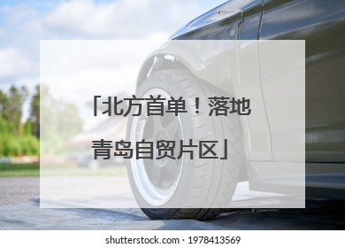 北方首单！落地青岛自贸片区