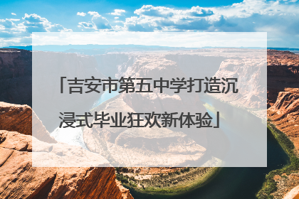 吉安市第五中学打造沉浸式毕业狂欢新体验