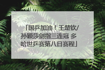 国乒加油！王楚钦/孙颖莎剑指三连冠 多哈世乒赛第八日赛程