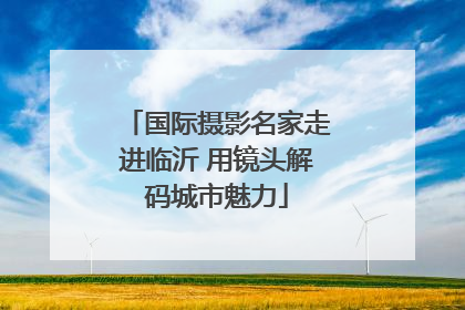 国际摄影名家走进临沂 用镜头解码城市魅力