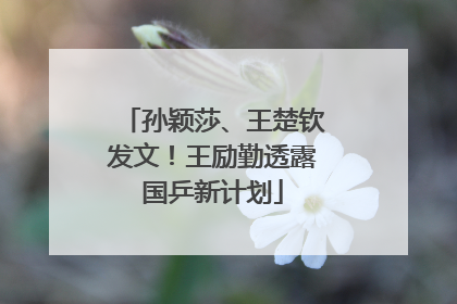 孙颖莎、王楚钦发文！王励勤透露国乒新计划