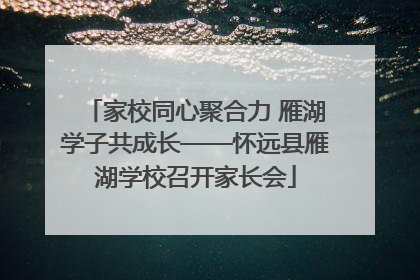 家校同心聚合力 雁湖学子共成长——怀远县雁湖学校召开家长会