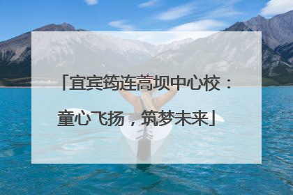 宜宾筠连蒿坝中心校：童心飞扬，筑梦未来