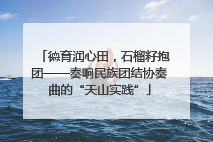 德育润心田，石榴籽抱团——奏响民族团结协奏曲的“天山实践”