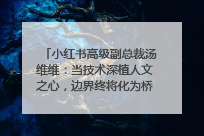小红书高级副总裁汤维维：当技术深植人文之心，边界终将化为桥梁｜聚焦2025文化强国建设高峰论坛