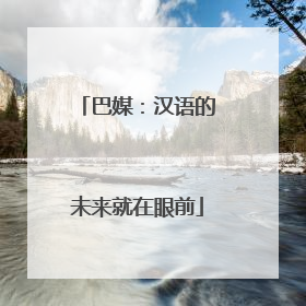 巴媒：汉语的未来就在眼前