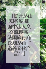提升茅山知名度 加强中法人文交流传播 法国旅行商踩线茅山“道养文化产品”
