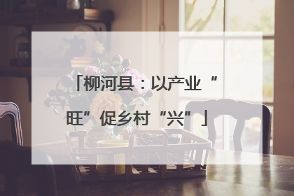 柳河县：以产业“旺”促乡村“兴”