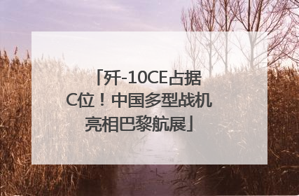 歼-10CE占据C位！中国多型战机亮相巴黎航展