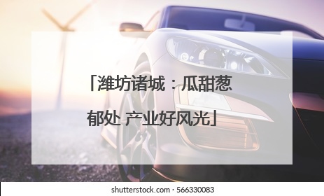 潍坊诸城：瓜甜葱郁处 产业好风光