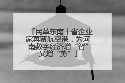 民革东南十省企业家再聚航空港，为河南数字经济增“智”又增“势”