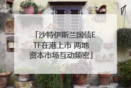 沙特伊斯兰国债ETF在港上市 两地资本市场互动频密