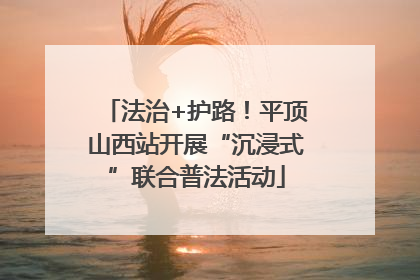 法治+护路！平顶山西站开展“沉浸式”联合普法活动