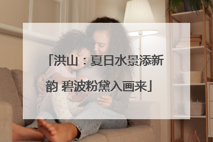 洪山：夏日水景添新韵 碧波粉黛入画来