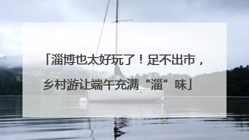 淄博也太好玩了！足不出市，乡村游让端午充满“淄”味