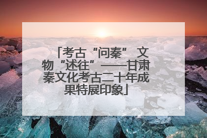 考古“问秦” 文物“述往”——甘肃秦文化考古二十年成果特展印象
