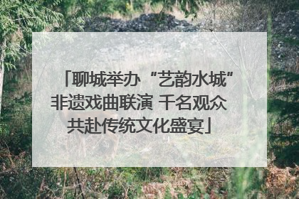 聊城举办“艺韵水城”非遗戏曲联演 千名观众共赴传统文化盛宴