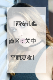 西安市临潼区：关中平原夏收
