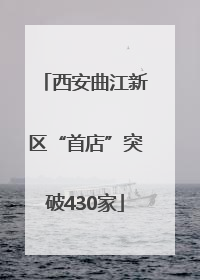 西安曲江新区“首店”突破430家