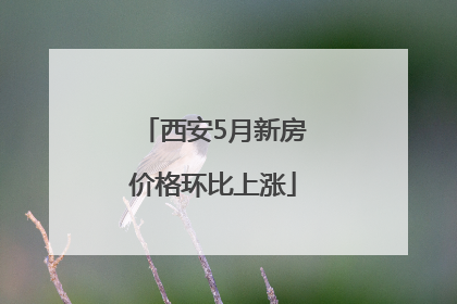 西安5月新房价格环比上涨