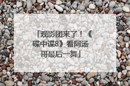 观影团来了！《碟中谍8》看阿汤哥最后一舞