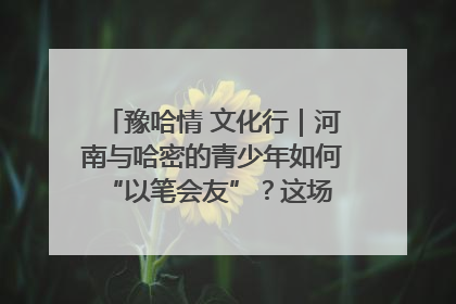 豫哈情 文化行｜河南与哈密的青少年如何 “以笔会友”？这场书画展藏着答案