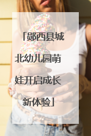 郧西县城北幼儿园萌娃开启成长新体验