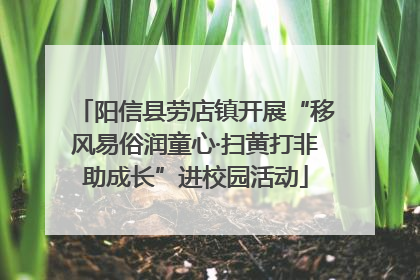 阳信县劳店镇开展“移风易俗润童心·扫黄打非助成长”进校园活动