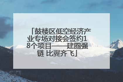 鼓楼区低空经济产业专场对接会签约18个项目——建圈强链 比翼齐飞
