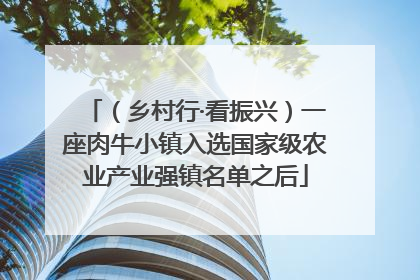 （乡村行·看振兴）一座肉牛小镇入选国家级农业产业强镇名单之后