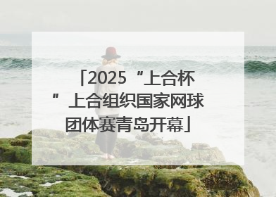 2025“上合杯”上合组织国家网球团体赛青岛开幕