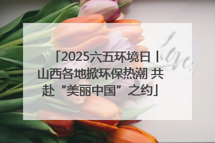 2025六五环境日丨山西各地掀环保热潮 共赴“美丽中国”之约