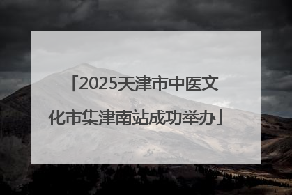 2025天津市中医文化市集津南站成功举办